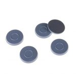 20 mm geformte graue PTFE/Butyl-Septa, ein Ring 3 mm dick. 100 Stück/Packung, 10,00 Packungen/Karton