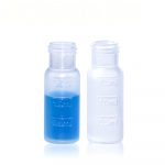 2 ml 9-425 PP-Schraubfläschchen mit weiter Öffnung und transparenter Graduierung. 100 Stück/Packung, 20,00 Packungen/Karton