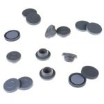 20 mm geformte Pharmafix-Septen, graues PTFE/Butyl, 3 mm dick., 5,00 Packungen/Karton