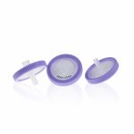 25 mm hydrophiler PVDF-Spritzenfilter 0,22 µm mit farbigem Markierungsring und Aufdruck. 100 Stück/Packung, 10,00 Packungen/Karton