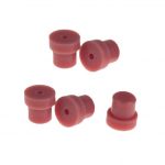 Orangefarbene Hochtemperatur-GC-Septen mit extrem geringer Blutung, 11 x 3 mm. Einsatztemperatur: bis 320 °C. 50 Stück/Packung, 10,00 Packungen/Karton