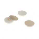 13-425 Septa aus natürlichem PTFE/weißem Silikon, 1 mm dick. 100 Stück/Packung, 25,00 Packungen/Karton