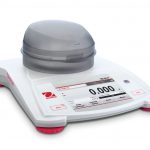 OHAUS Tragbare Präzisionswaage STX123 EU, Wägebereich 120 g | Ablesbarkeit 0,001 g