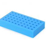 OHAUS Schaumstoff-Rohrgestell, 12 mm, Kapazität für 50 Rohre
