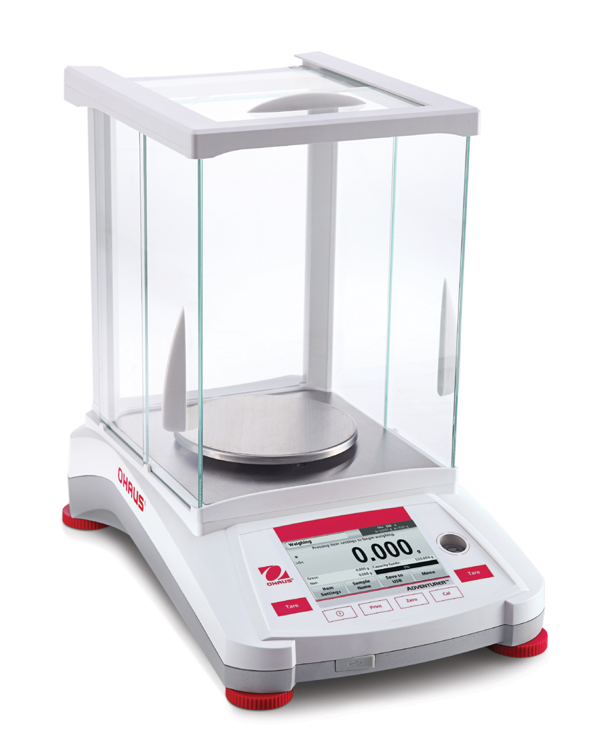 OHAUS Präzisionswaage AX223, Wägebereich 220 g | Ablesbarkeit 1 mg | Art.-Nr.: 30127960 1 Adventurer Precision Draftshield Closed Right DMX ID 4294967972 5