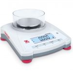 OHAUS Tragbare Präzisionswaage NV123 EU, Wägebereich 120 g | Ablesbarkeit 0,001 g