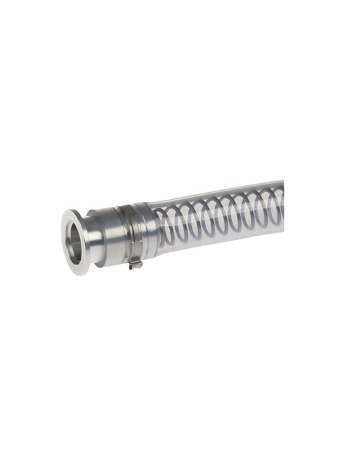 VACUUBRAND Vakuumschlauch PVC mit Stützspirale, mit Kleinflanschen | Art.-Nr.: 20686021 1 20686021 Vakuumschlauch PVC mit Stuetzspirale KF DN 25 1000mm