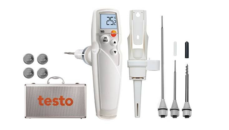 TESTO testo 105 Set - Einhand-Thermometer | Art.-Nr.: 0563 1052 2 0563 1052 testo 105 Set 1