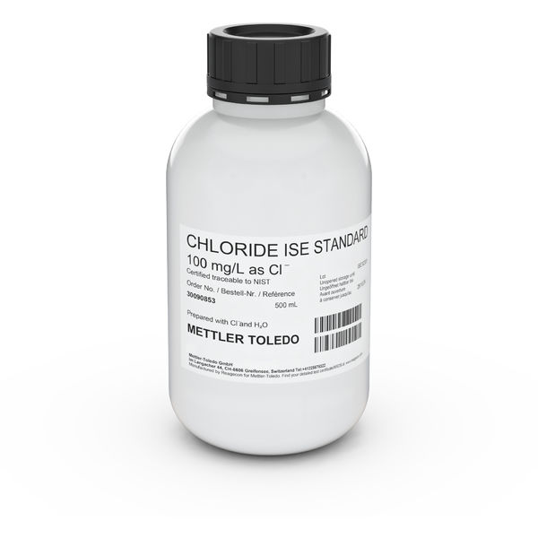 METTLER TOLEDO ISE Standard Cl 100 mg/L, 500mL | Art.-Nr.: 30090853 1 30090853
