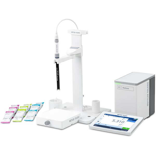 METTLER TOLEDO pH Meter NineFocus NF2000 Stirrer Kit Modulares 4-Kanal Profi-System für die Messung von pH-Wert / Redox-Potential, Leitfähigkeit / Salinität / TDS,... | Art.-Nr.: 30997002 1 30997002