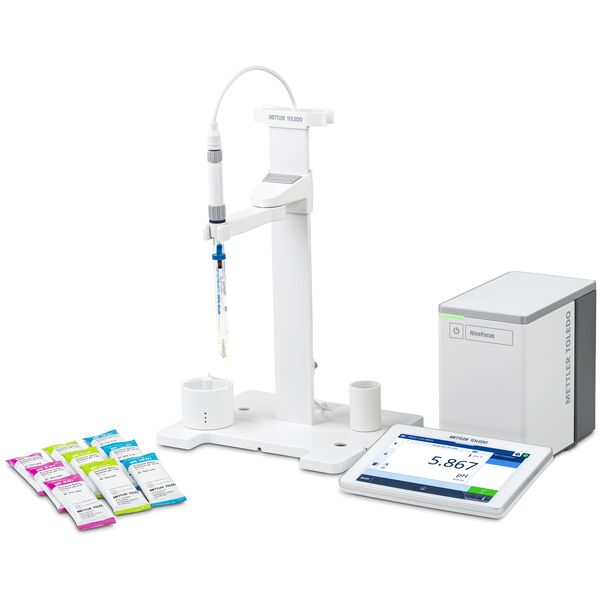 METTLER TOLEDO pH Meter NineFocus NF2000 HA Kit Modulares 4-Kanal Profi-System für die Messung von pH-Wert / Redox-Potential, Leitfähigkeit / Salinität / TDS,... | Art.-Nr.: 30997003 1 30997003
