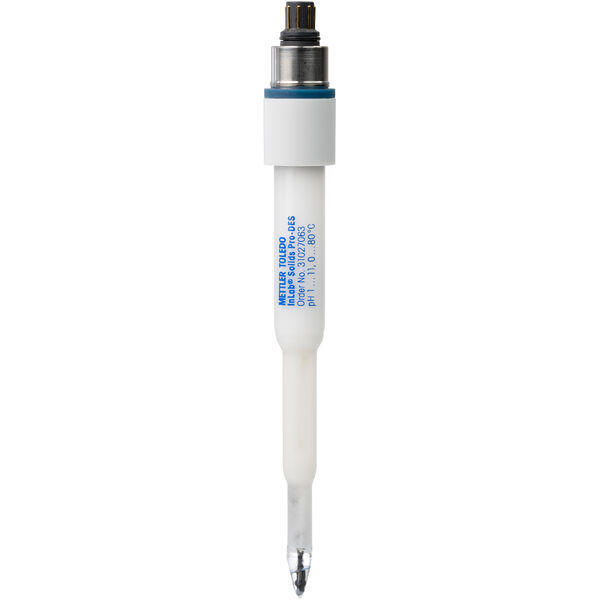 METTLER TOLEDO pH Sensor InLab Solids Pro-DES Eine wartungsarme Elektrode mit integriertem TemperaturSensor und verstopfungsfreiem Lochdiaphragma, welches das Risiko von... | Art.-Nr.: 31027063 1 31027063