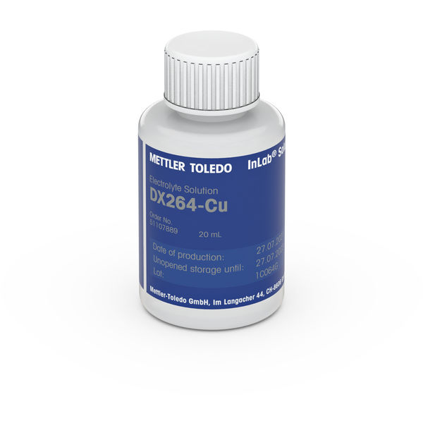 METTLER TOLEDO Innenelektrolyt, 20ml für DX264-Cu Innenelektrolyt, 20ml für DX264-Cu 20ml | Art.-Nr.: 51107889 1 51107889