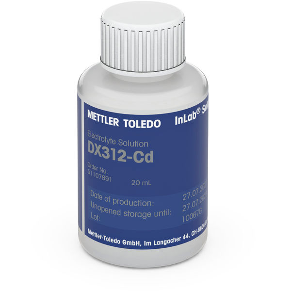METTLER TOLEDO Innenelektrolyt, 20ml für DX312-Cd Innenelektrolyt, 20ml für DX312-Cd 20ml | Art.-Nr.: 51107891 1 51107891