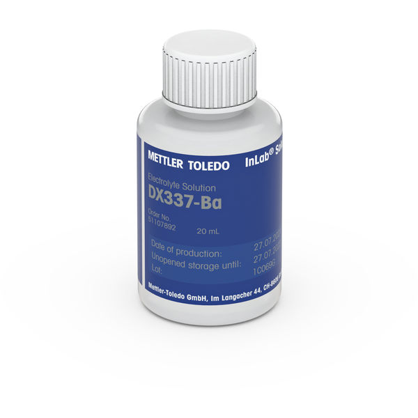 METTLER TOLEDO Innenelektrolyt, 20ml für DX337-Ba Innenelektrolyt, 20ml für DX337-Ba 20ml | Art.-Nr.: 51107892 1 51107892