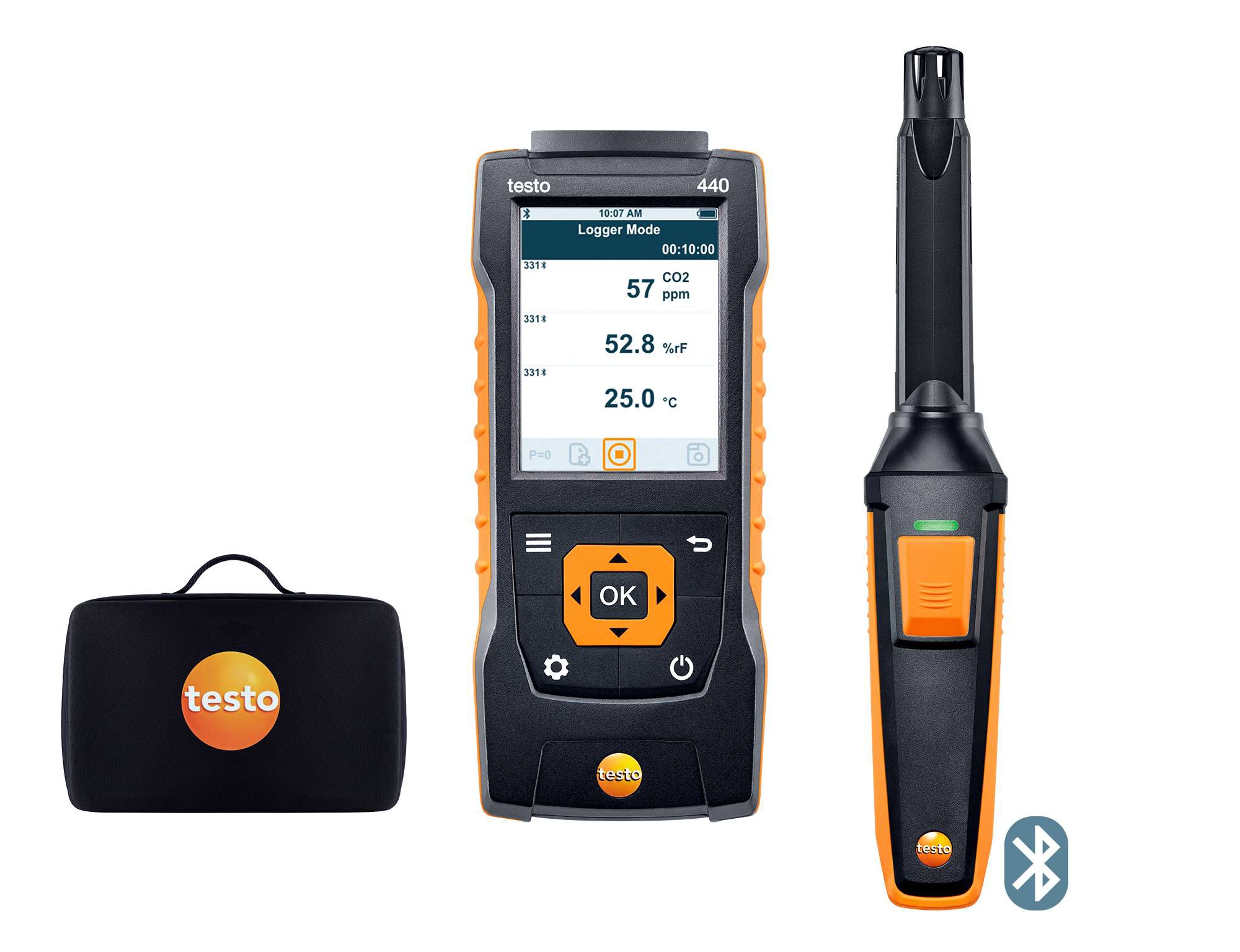TESTO testo 440 - CO2-Set mit Bluetooth® | Art.-Nr.: 0563 4405 1 Set 0563 4405
