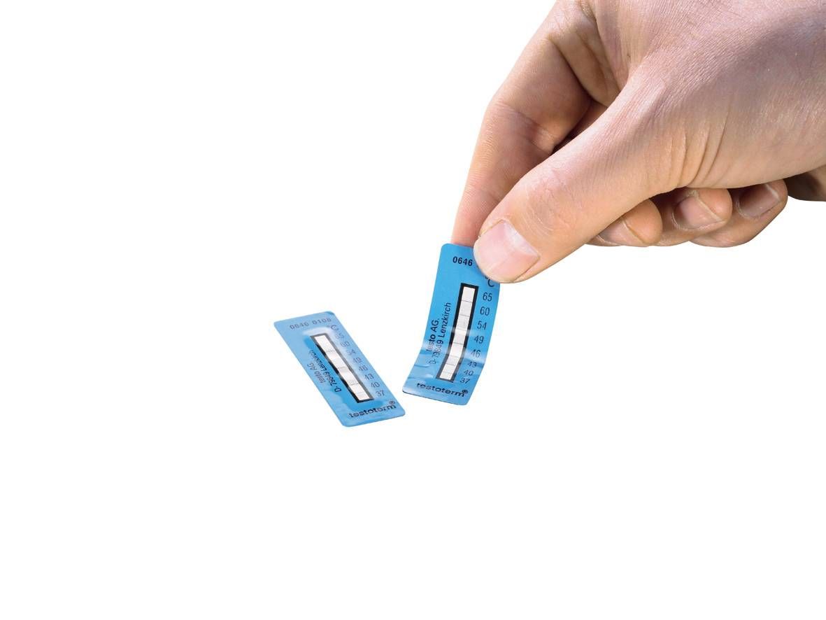 Thermometer strip application temperature 002754 4