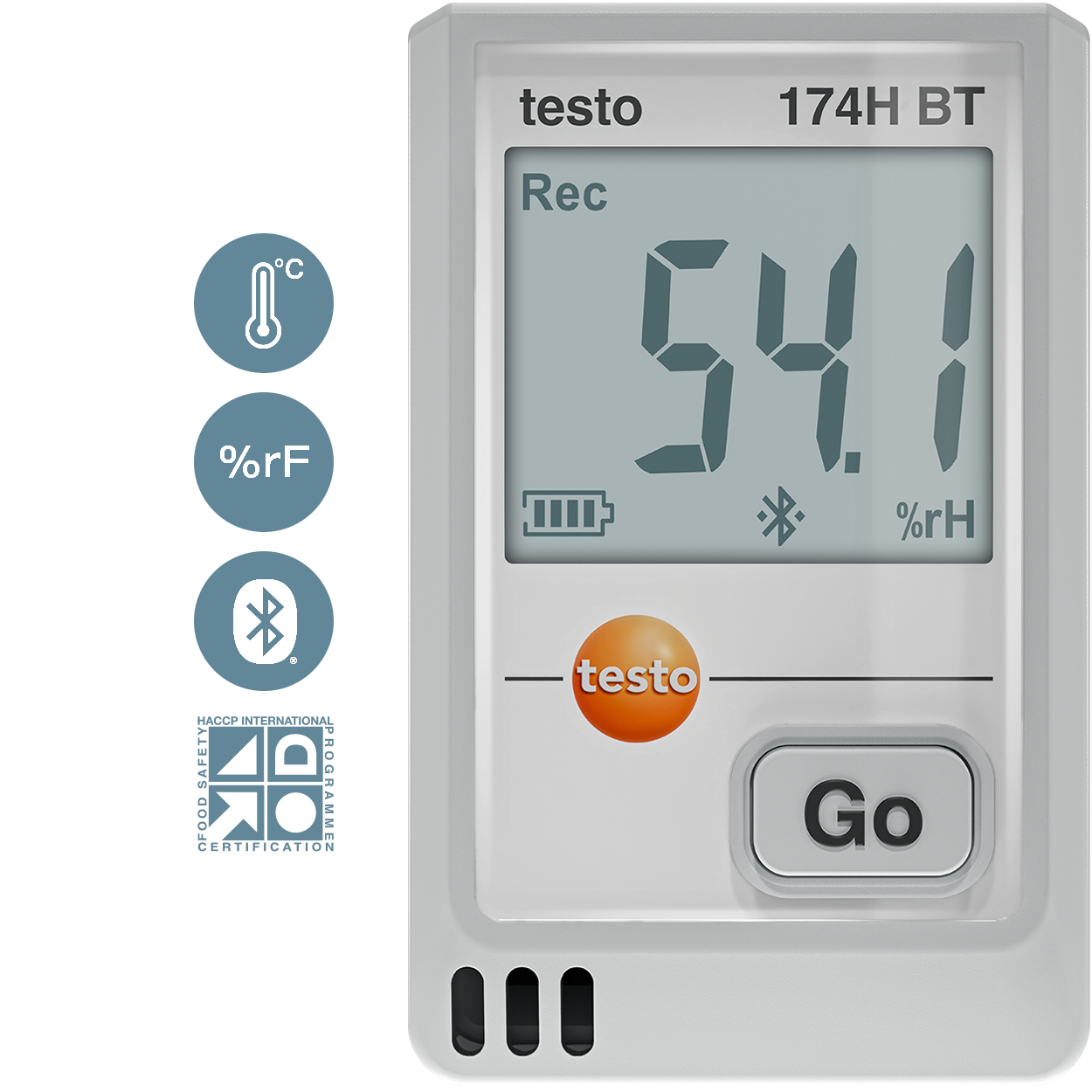 testo 174 h bt white 0572 1743 01 front